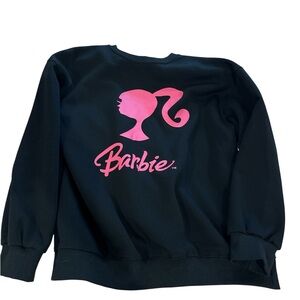 Barbie Black and Pink Logo Sweatshirt